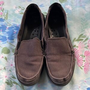 Crocs Walu Canvas Loafers Distressed